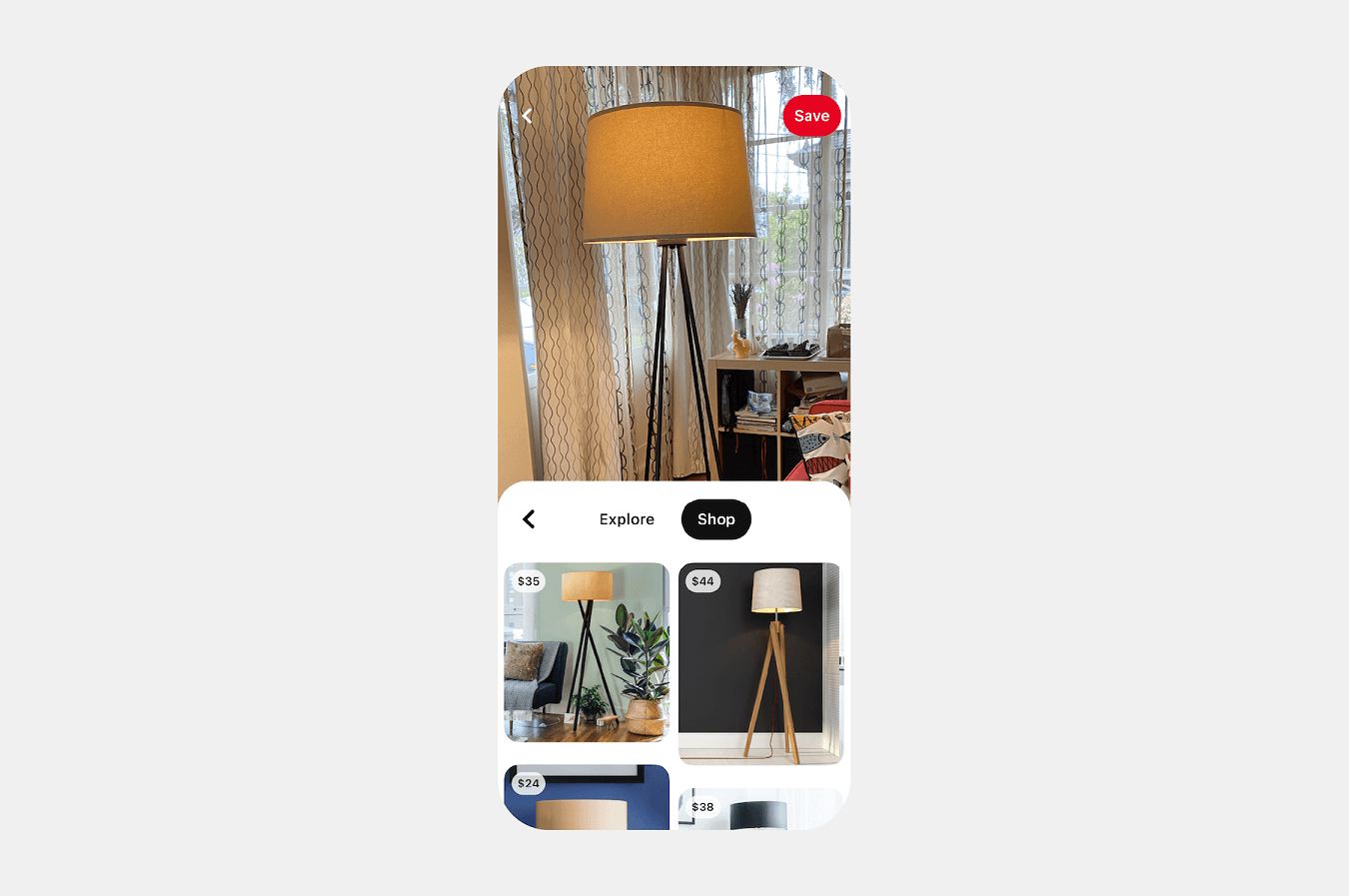 pinterest lensleri alışveriş